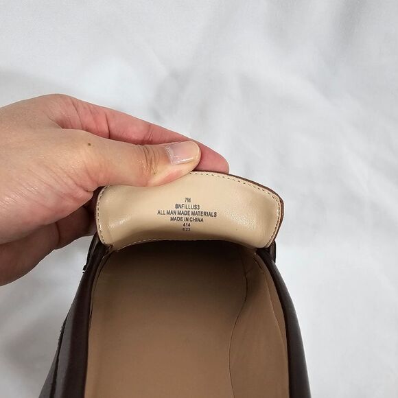 Bandolino Fillus Loafer in Dark Brown/Cognac - Size 7 - Picture 6 of 10